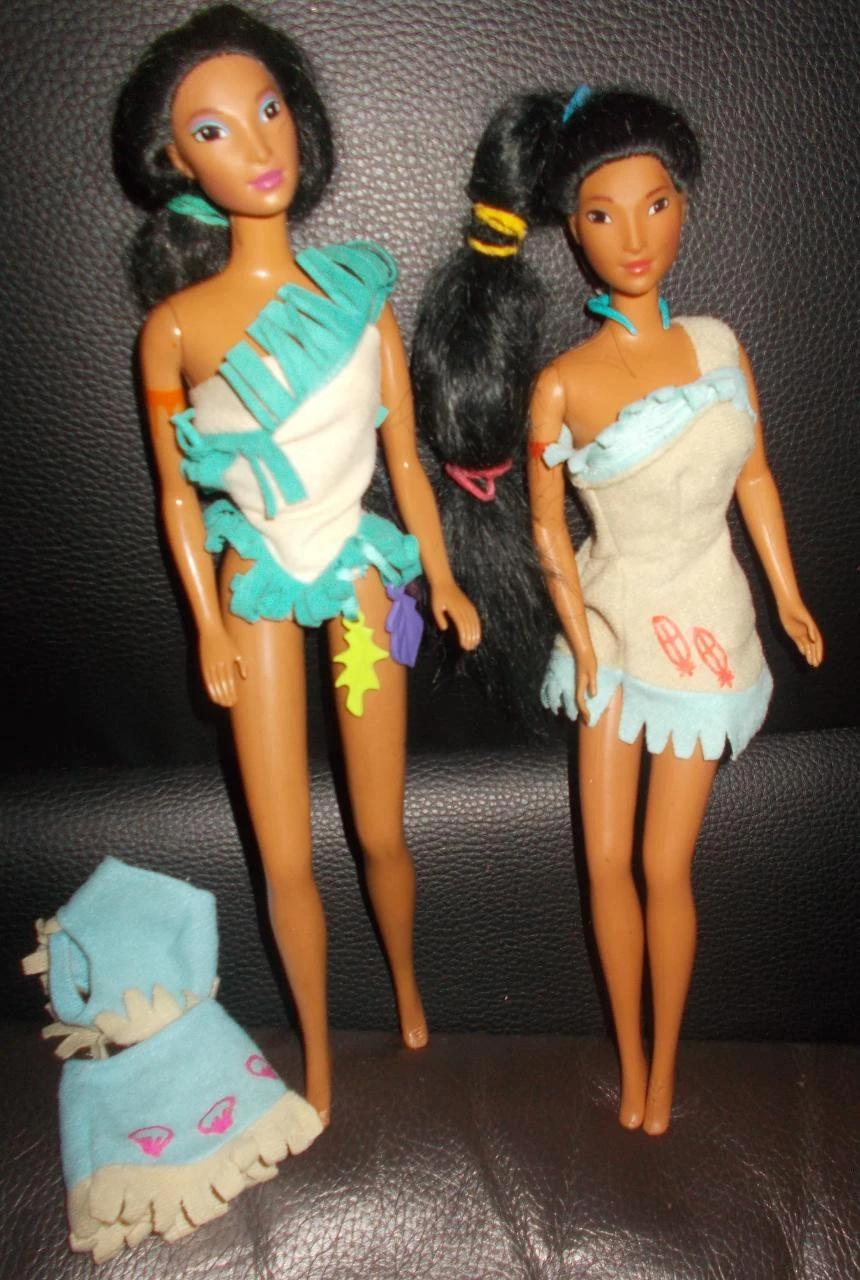 🏷️ Lote 2 Bonecas Vintage Disney Pocahontas – Mattel 1995 ((Autênticas) – photo 2